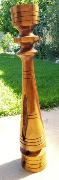 Hand Crafted Solid Timber Candle Holder