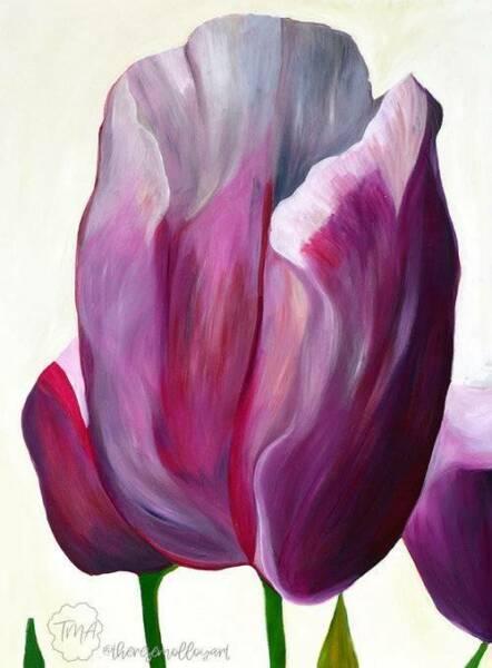 Tulip Bliss Painting: 1200mm x 900mm x 20mm