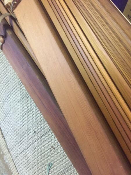 Cedar timber venetian blinds