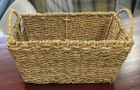 Seagrass Basket with Divider (Brand New) #1367
