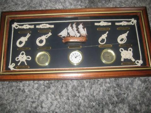 Nautical Clock and Barometer of The Mayflower