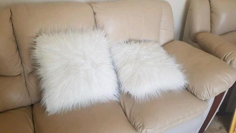 White lounge Cushions