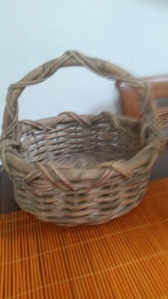 Vintage cane basket
