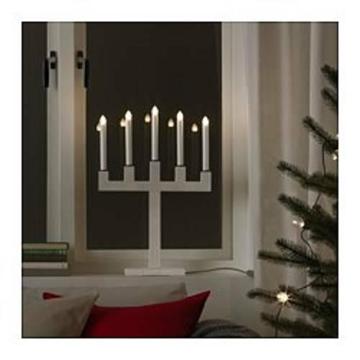 KEA Strala LED 5-armed candelabra light -White (Brand new)