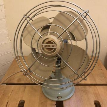 original electric retro pedestal fan (working)