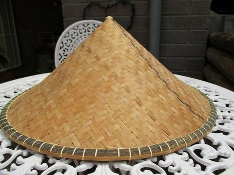 Woven ASIAN BAMBOO HAT