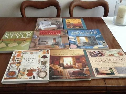 Laura Ashley books- assorted home decorating books