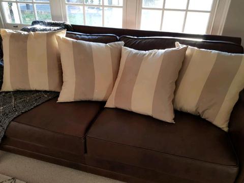 4 x Large Silk Cushions