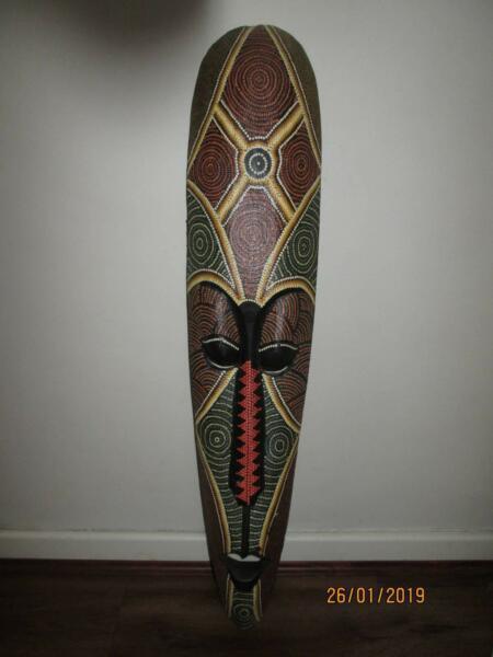solid wood MASK 102cm tall