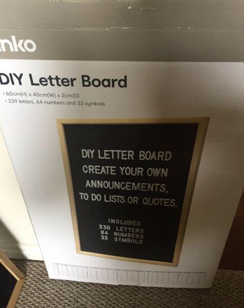 DIY letter board