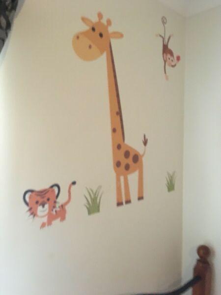 Wanted: African animals wall decals