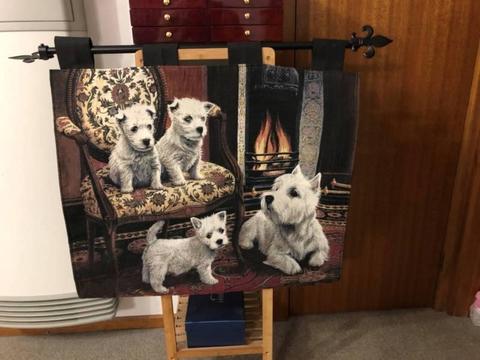 Highland Terrier Wall Hanging/Tapestry
