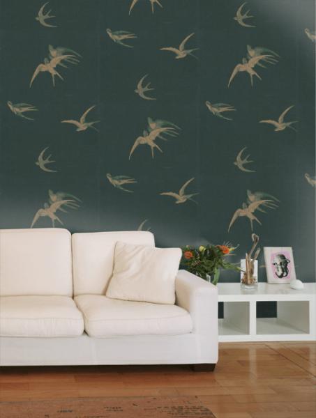 Sanderson Swallows Wallpaper: Current design