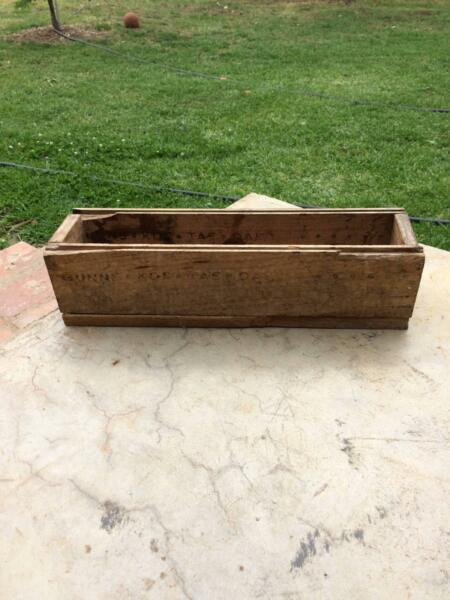 Rustic wooden box