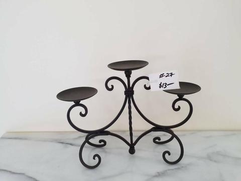 Metal Candle Holder ($13 ONO)