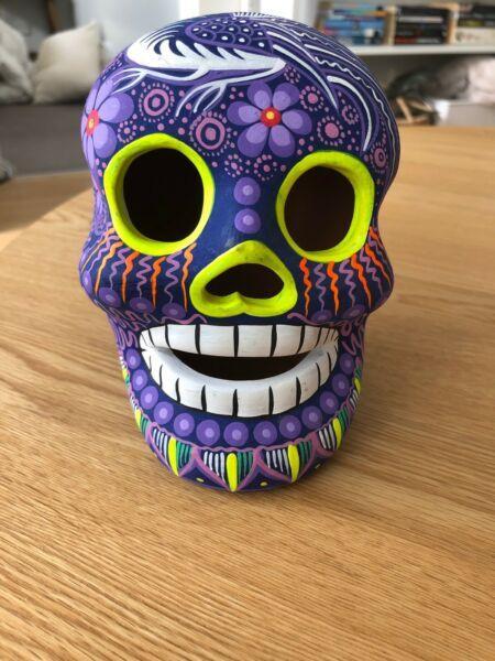 Hand painted mexican skull