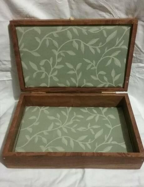 Wooden Box,Hand Crafted Sheoak Lined,Jewellery Box,Wooden Art,New
