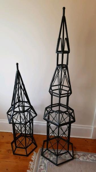 Decorative metal object - tower