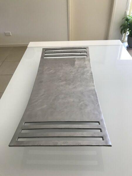 Table centre piece silver 81cm long x 35cm wide