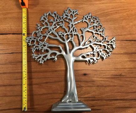 Silver metal tree of life