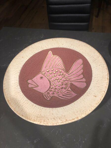 Tasmanian Ceramic Decorative Bowl - Fish Design