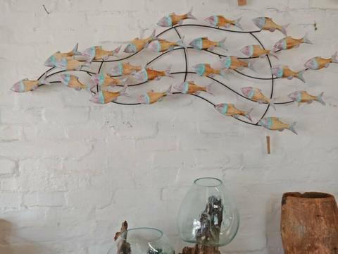 FISH HANDCRAFTED WOOD WALL ART-9