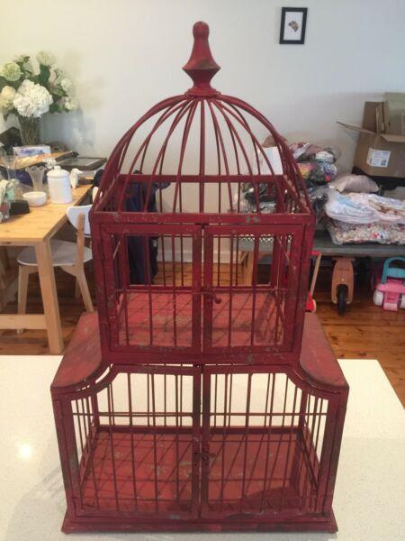 Vintage-look Bird Cage