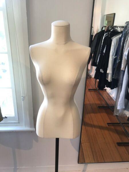 Female Mannequin Torso - Calico with black metal stand ONLY $60 each