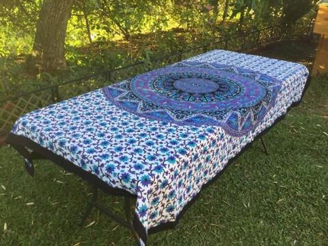 Table Cloth - Moon Over Forest Handmade