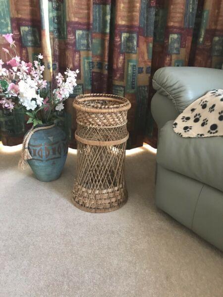 Lovely cane plant pot stand