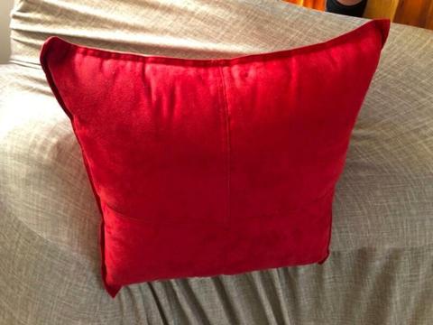 Red Cushions (set of 4) brand new condition