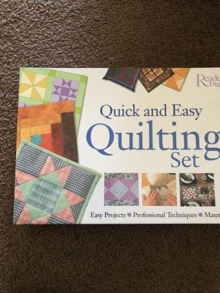 Quick and easy quilting set