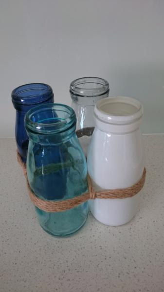 Decor milk bottle Vase new