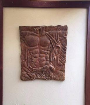 TORSO WALL PLAQUE INDOOR/OUTDOOR