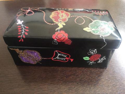 Hand made and Decorated Ceramic box