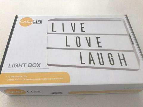 Light box - brand new