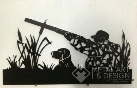 Hunting Scene - Metal Art & Design