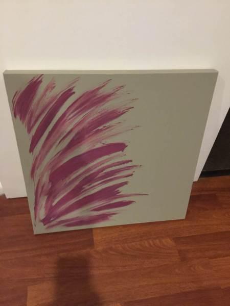 ART CANVAS Hand painted ABSTRACT - NEW - COLLECTION DONCASTER