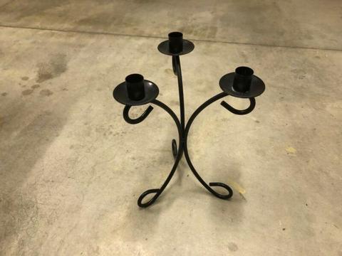 Lovely Black Candle Holder in as new condition