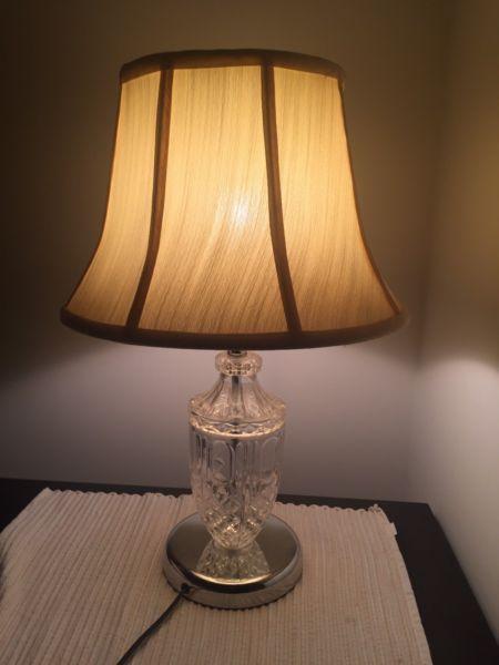 Wanted: Crystal table lamps (pair)