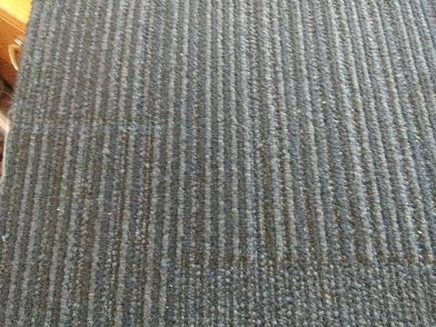 Carpet tiles used