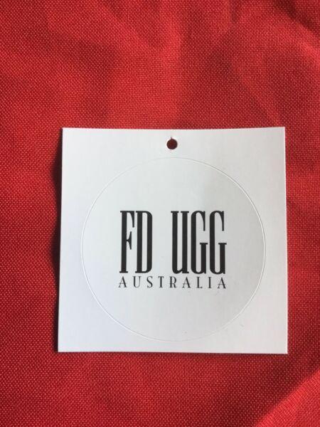 FD UGG Australia sticker. NEW. Nic's stickers