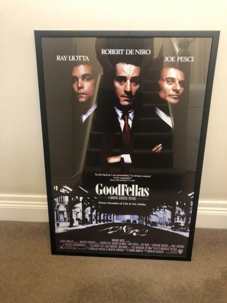 3 Professionally framed movie posters