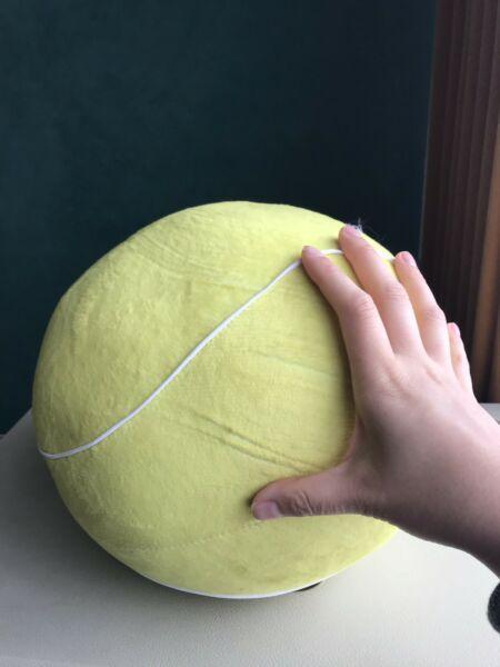 Large tennis ball cushion