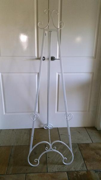 Wedding easel picture frame freestanding adjustable holders white