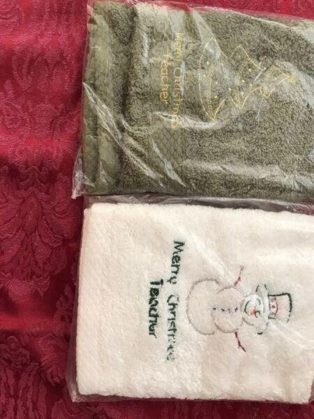 Tea towel/hand towel - merry Christmas teacher