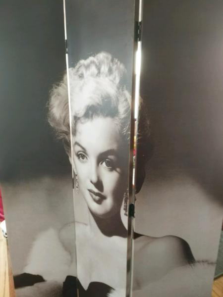 Marilyn Monroe - Large 3 Panel Folding Screen