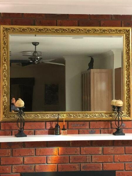 God Colored Framed Wall Mirror