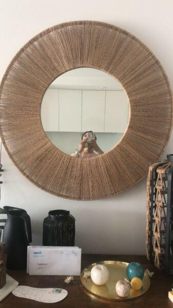 Stylish round mirror from Freedom Furniture