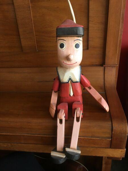 Wooden Pinocchio Doll